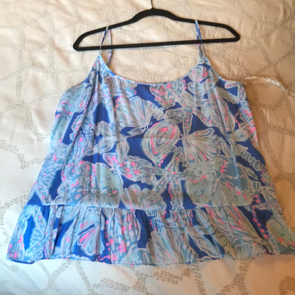 Ruffle Hem Lilly Pulitzer Tank
